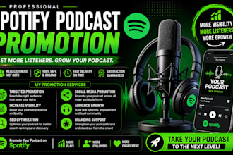 grow your spotify podcast audience with expert promotion