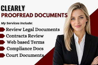 review and proofread your document professionally