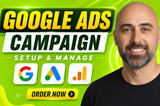 setup and manage your google ads adwords campaigns or audit sem