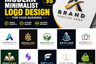 design a modern minimalist logo for your business