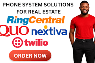 setup ringcentral quo nextiva twilio a2p 10dlc IVR for your real estate business