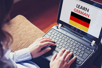 teach a 30 minute beginner german lesson online
