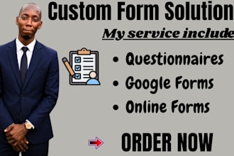 create google form, online form, jot form, questionnaire for your online survey