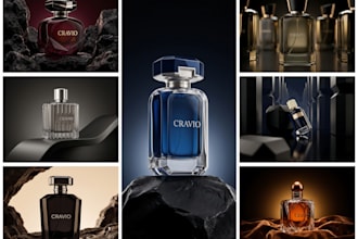 create perfume photography for ecommerce