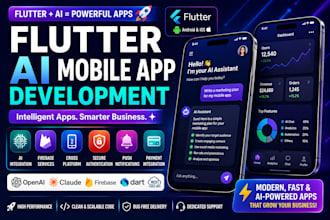 develop flutter ai mobile app with openai, claude and firebase