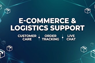 provide expert ecommerce and logistics support