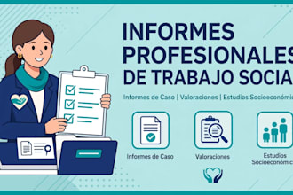 write professional social work case reports and assessments