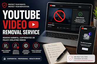 help remove youtube videos through legal and policy compliant method