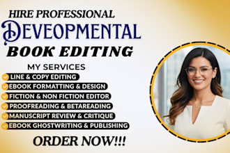 improve self help book structure, clarity, pov, nonfiction developmental editor