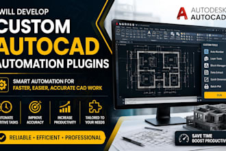develop custom autocad automation plugins for your workflow