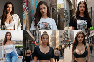 create realistic ai generated models and influencers for social media