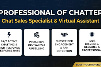 be yours professional of chatter and chat sales expert