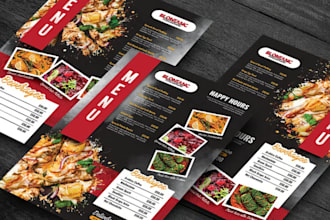 design italian restaurant food menu, cafe or bar menu, price list, food flyer