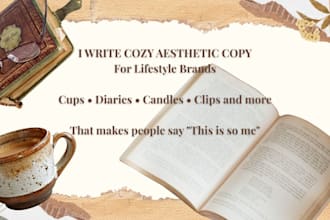 write cozy astetic journal