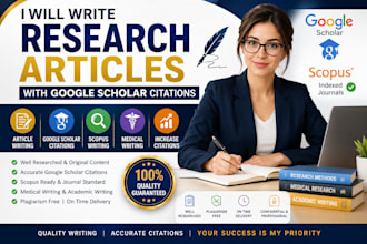 write research articles with google scholar citations