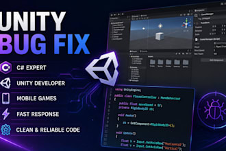 fix bugs in your unity project