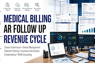 do medical billing, ar follow up and revenue cycle