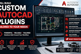 build advanced autocad plugins customized to your requirements