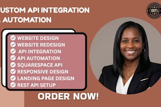 build squarespace API integration wordpress API mls api custom code with PHP