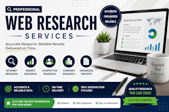 be your online research and virtual assistant