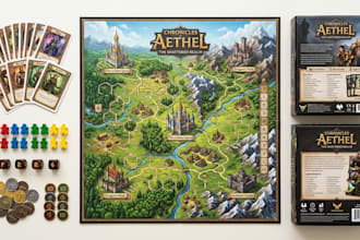 design your board game mechanics, rules and rulebook from concept to finish