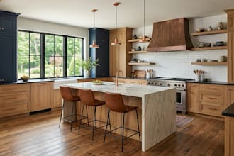 design custom kitchen interiors for homes and apartments