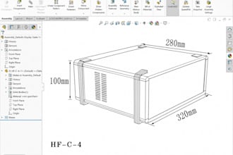 do medical device enclosure cad wearable prototype solidworks fusion360 model