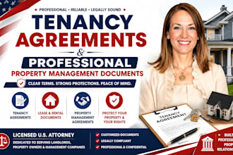 draft tenancy agreements and professional property management documents