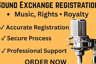 help you register with soundexchange to collect music royalties