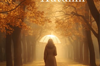 design a professional book cover using canva