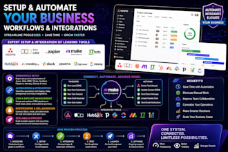 setup asanaworkspace zohocrm zapierautomation makecom integration 17hats hubspot