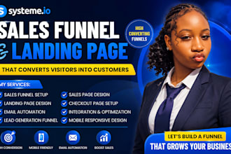 build ssysteme io sales funnel systeme io sales funnel system io landing page