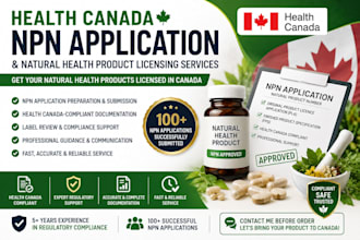 get an npn from health canada for your supplement