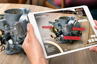build ar app, VR app, webar and unity augmented reality application