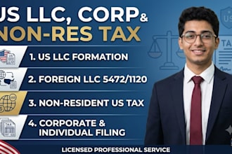 file US tax return, form 5472, 1120, 1065 and foreign owned llc tax
