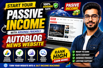 create an autoblog or autopilot automated news website adsence friendly