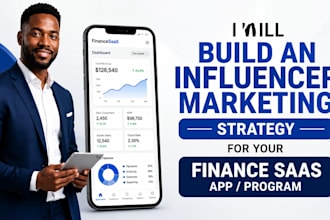 build an influencer marketing strategy for your finance saas app program