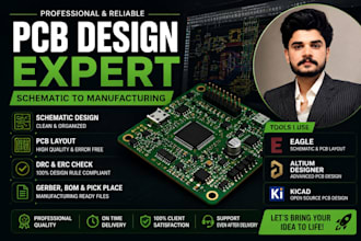 design eagle pcb, schematic and pcb layout in autodesk eagle