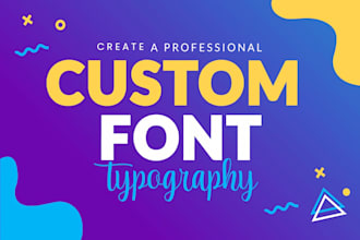 create a custom font, typeface, or font design for your brand