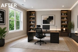 transform empty rooms with photorealistic virtual staging