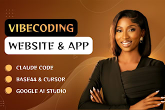 do vibe coding for app website using claude code lovable base44 google ai studio