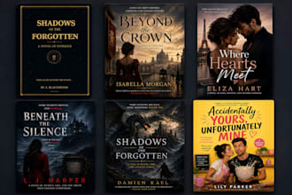 design a stunning ebook and print book cover