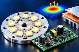 design high power led pcb, mcpcb and led driver circuit