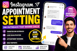 do b2b appointment setting and cold dm outreach