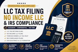 file your llc tax return, no income llc tax filing and irs compliance