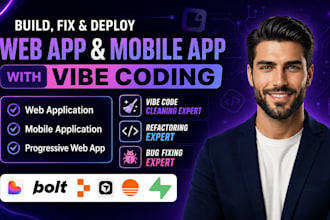 teach and fix vibe code errors, clean up lovable  and deploy
