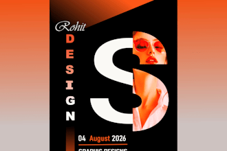 design professional and modern graphic design posters