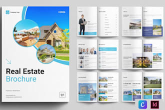 design listing brochure luxury real estate property presentation, or buyer guide