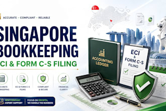 set up bookkeeping and file your singapore iras new company eci and form c s
