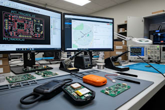develop smart gps pet collar pcb and embedded systems